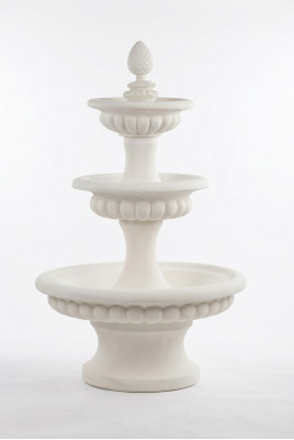 Zierbrunnen Springbrunnen Skulptur Brunnen Deko Garten Fontaine Teich Neu 186cm