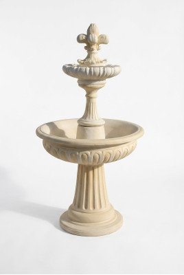 Springbrunnen Garten Teich Brunnen 173cm Steinbrunnen Gartenbrunnen Fontaine Neu