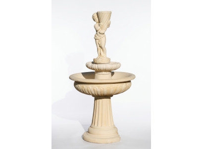 Zierbrunnen Springbrunnen Skulptur Brunnen Deko Garten Fontaine Teich Neu 174cm