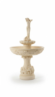 Springbrunnen Froschbrunnen Brunnen 165cm Steinbrunnen Gartenbrunnen Fontaine