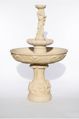 Springbrunnen Garten Teich Brunnen 165cm Steinbrunnen Gartenbrunnen Fontaine Neu