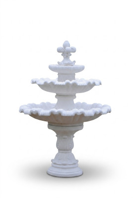 Zierbrunnen Springbrunnen Skulptur Brunnen Deko Garten Fontaine Teich 187cm Neu