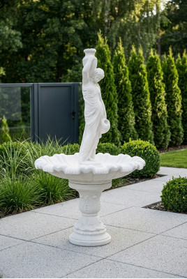 Zierbrunnen Springbrunnen Figur 239cm Brunnen Dekoration Garten Fontaine Teich