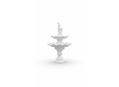 Zierbrunnen Springbrunnen Figur Brunnen Dekoration Garten Fontaine Teich197cm
