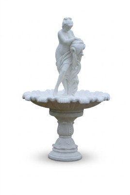 Zierbrunnen Springbrunnen Skulptur Brunnen Deko Garten Fontaine Teich Neu 229cm