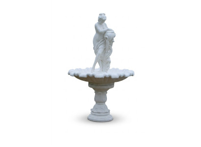Zierbrunnen Springbrunnen Skulptur Brunnen Deko Garten Fontaine Teich Neu 229cm
