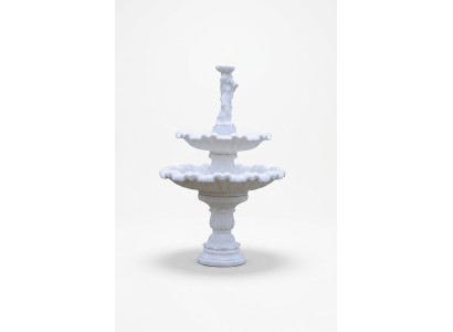 Zierbrunnen Springbrunnen Figur 197cm Brunnen Dekoration Garten Fontaine Teich
