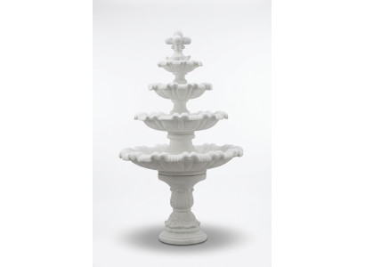 Springbrunnen Garten Teich Brunnen 224cm Steinbrunnen Gartenbrunnen Fontaine Neu