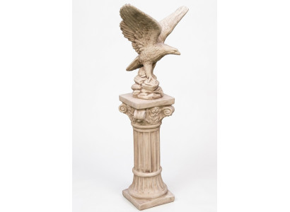 Säule Figur Skulptur Figuren Statue Säulen Terrasse Design Garten Dekoration