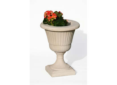 Blumenkorb Blumen Vase Gefäss Garten Terrasse Dekoration Statue Figuren Dalia