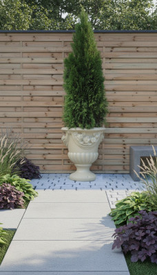 Design Blumentopf Top Pflanz Kübel Gefäß Töpfe Figur Kasten Skulptur PETRA Neu