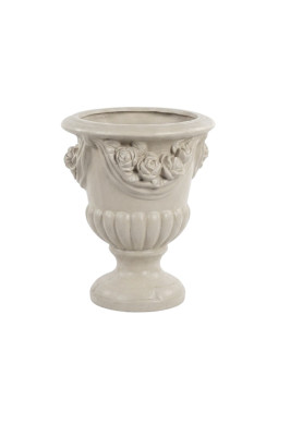 Design Blumentopf Top Pflanz Kübel Gefäß Töpfe Figur Kasten Skulptur PETRA Neu