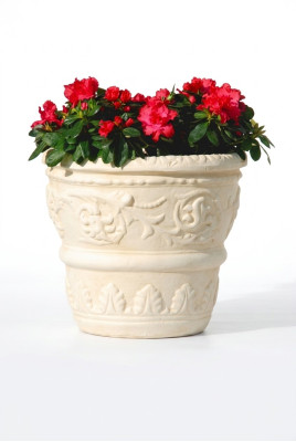 Blumenkorb Blumen Vase Gefäss Garten Dekoration Statue Figuren Kasten Terrasse