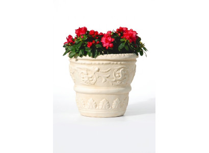 Blumenkorb Blumen Vase Gefäss Garten Dekoration Statue Figuren Kasten Terrasse