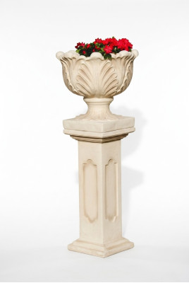 Gefäss Garten Blumenkorb Blumen Terrasse Dekoration Statue Figuren Blumenkasten