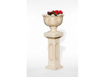 Gefäss Garten Blumenkorb Blumen Terrasse Dekoration Statue Figuren Blumenkasten