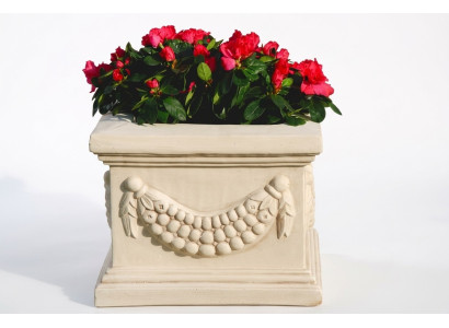 Blumenkorb Blumenkasten Blumen Gefäss Terrasse Dekoration Statue Figuren Garten