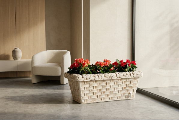 Design Blumentopf Topf Pflanz Kübel Gefäß Töpfe Figur deko Blumenkasten Deko