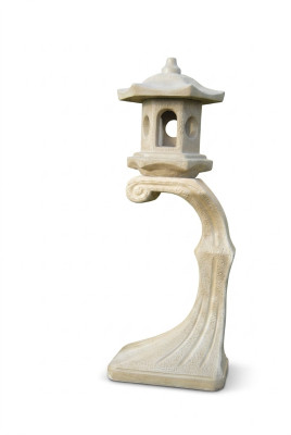 Lampe Außenleuchte Garten Terrassen Stein Skulptur Figur Leuchte Beleuchtung Neu