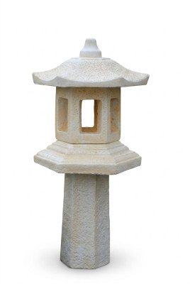 Lampe Außenleuchte Garten Skulptur Beleuchtung Figur Terrassen Leuchte Stein Neu