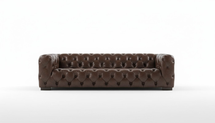 Ledersofa Couch Polster Designersofa Leder Sofa Chesterfield XXL Big Sofas 250cm