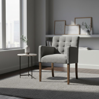 Sessel Stuhl 1 Sitzer Chesterfield Stühle Lehn Wartezimmer Hotel Möbel Luxus Neu