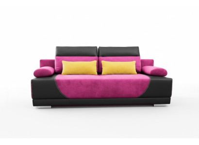 Schlafsofa Stoff Neu Garnitur Bettfunktion 3 Sitz Sofa Couch Textil Polster