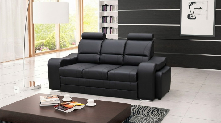 3 Sitzer Sofa Couch Polster Couchen Sofas 3 Sitzer mit Hocker Garnitur Polster