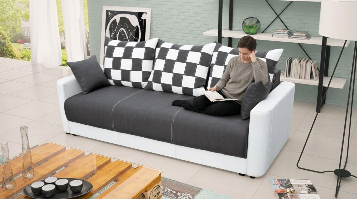 Schlafsofa Sofa 3 Sitzer Big Bettfunktion Schlafsofa Sofas Polster Couchen XXL