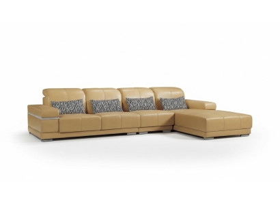 Couch Eck Sofa Leder Sitz Polster Garnitur Wohn Zimmer Landschaft Sofas