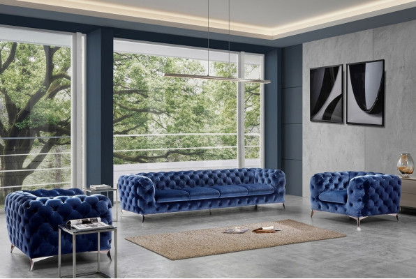 Sofa Couch Polster XXL Big Garnitur Chesterfield Textil 3+2+2 designer Couchen