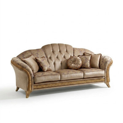 Edle Designer Sofa Couch 2 Sitzer Polster Sofas Textil Jugendstil arredoclassic™