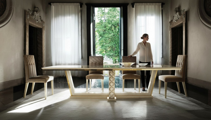 Esstisch Konferrenztisch Tisch XXL Rokoko Barock Jugendstil royal luxus