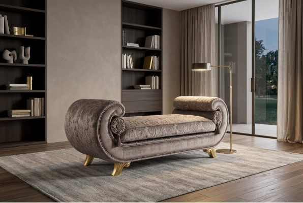 Chaiselongues Liege Luxus Sofa Sessel Klassisch Barock Rokoko Jungendstil