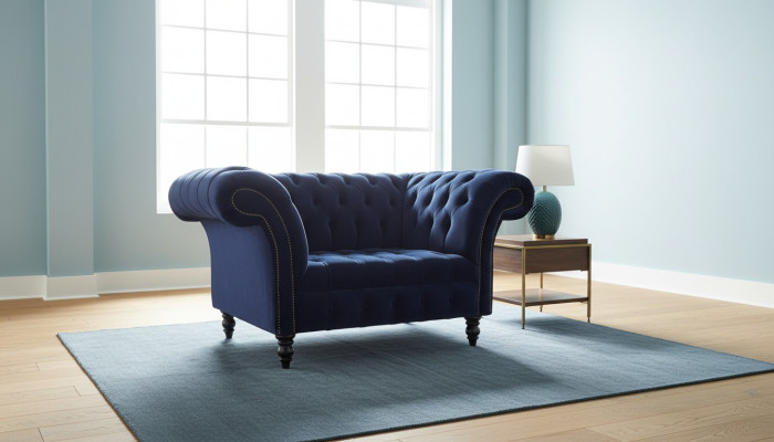 Chesterfield Design Sofa Sessel Couch Polster Luxus Klassische Textil Couchen