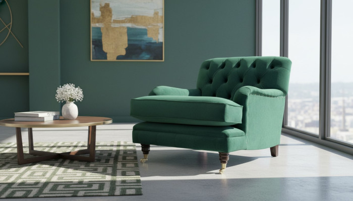 Lounge Club Sofa Sessel Relax Couch Stuhl Relax Fernseh Chesterfield Polster Neu