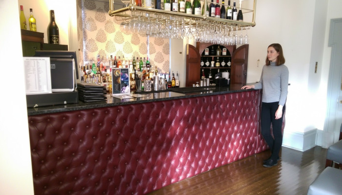 maßgeschneiderte Anfertigung Paneelen Bar Wand Verkleidungen Gepolsterte Polster