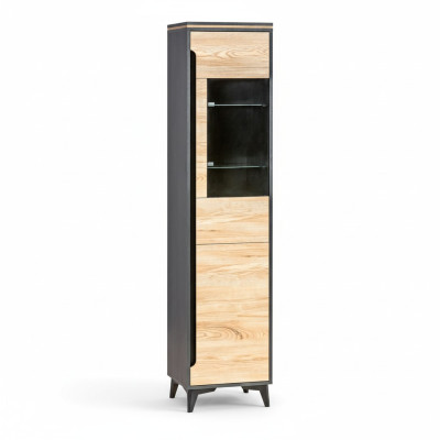 Vitrine Anrichte Schrank Regal Modern Stil Wohnzimmer Kollektion Wandschrank Neu