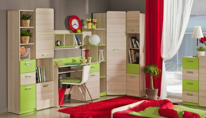 Jugendzimmer Kommode Kinder Zimmer Kommoden Schrank Anrichte Sideboard Holz Neu