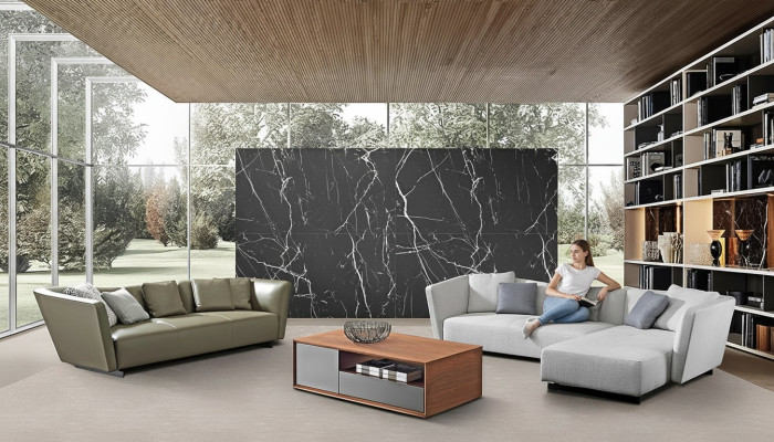 Ecksofa Sofa Couch Eckgarnitur + Dreisitzer 3er Couch Sofas Couchen Textil