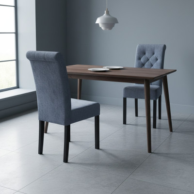 MASSIVHOLZ STUHL DEKORATIVE HOLZ MODERN ESSZIMMERSTUHL DESIGNER STUHL STÜHLE