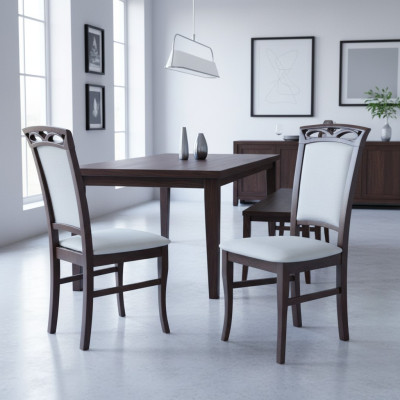 4x Designer Stuhl Set Esszimmer Lehn Polster Sitz Stühle Komplett Garnitur