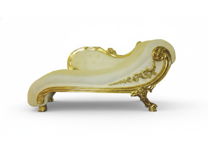 Chesterfield Récamière antik stil Edle Chaiselongue Chaise Longue Sofa