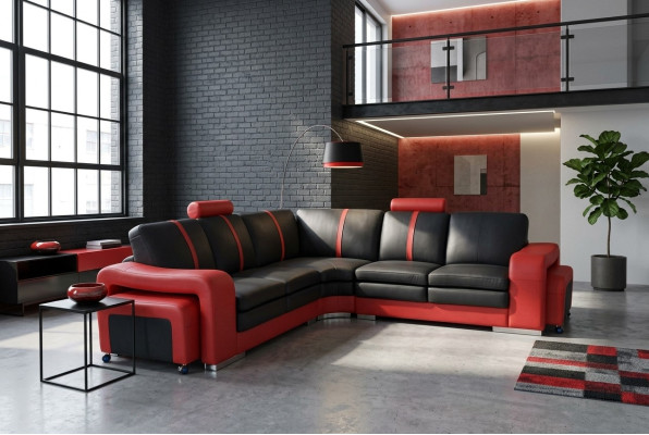 Design Eck Couch Polster Sitz Landschaft Garnitur Modern Möbel Sofas