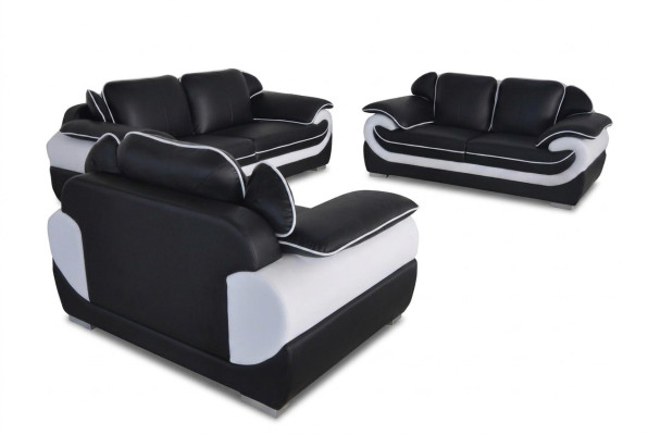 Wohn Couch Leder Sofa Polster Garnitur Eck Sofas Sitz Garnituren Neu Landschaft