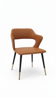 Design Sessel Metall Polster Lounge Club Stuhl Sitz Relax Luxus Zimmer Warte Neu