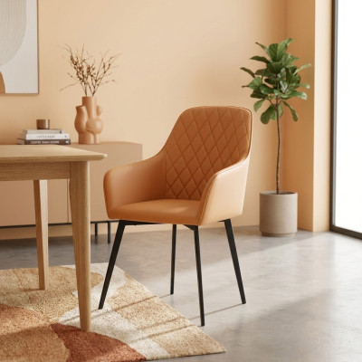 Stuhl 1x Polster Stuhl Fernseh Lounge Club Leder Textil Sitz Sessel Ess Neu Holz