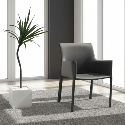 Design Lehn Stühle Polster Ess Zimmer Club Küche Lounge Wohn Möbel Stuhl Sessel