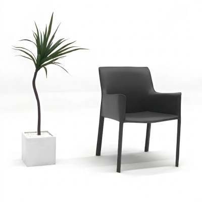 Design Lehn Stühle Polster Ess Zimmer Club Küche Lounge Wohn Möbel Stuhl Sessel