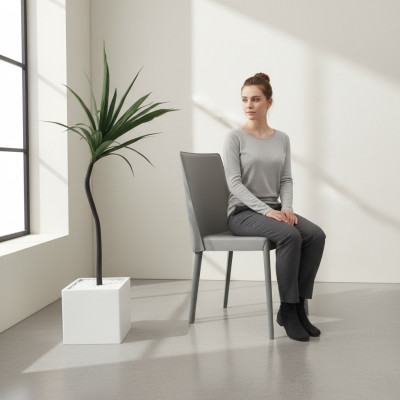 Design Stuhl Lehn Stühle Polster Ess Zimmer Sessel Club Küche Lounge Wohn Möbel